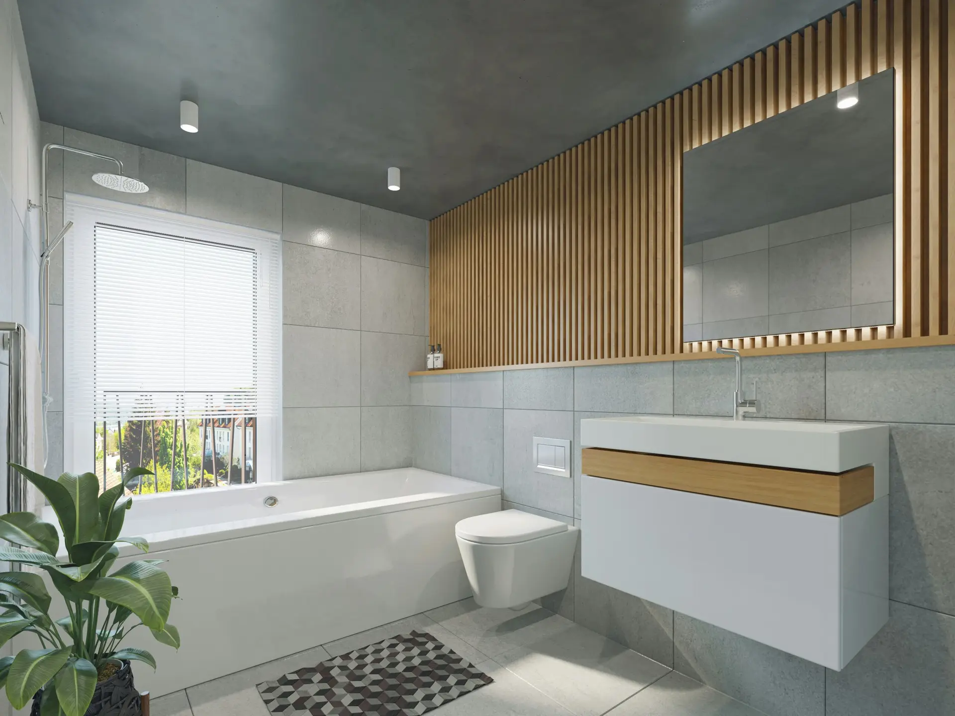 Bathroom remodeling Edinburgh - premium finish walk-in shower
