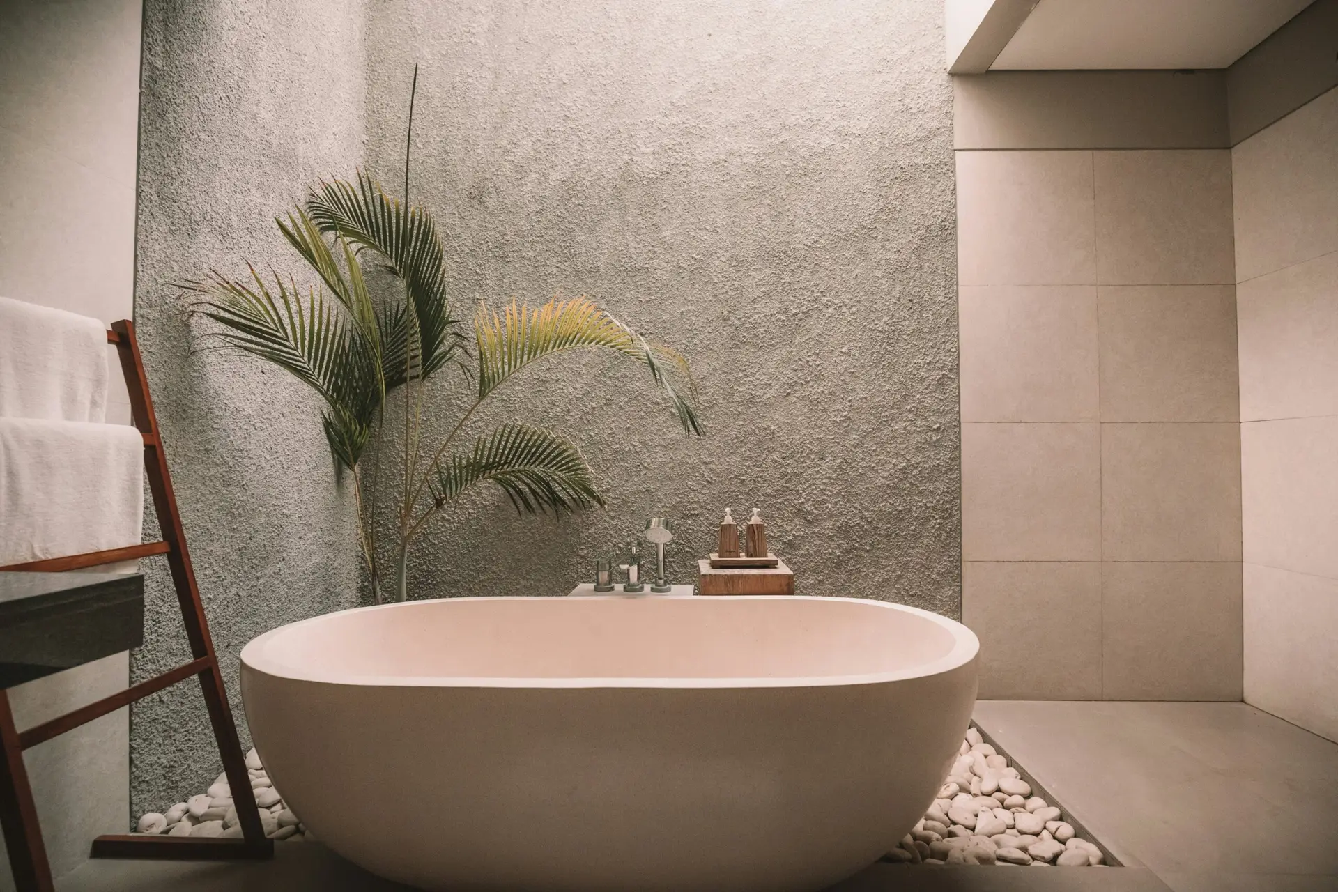 Luxury bathroom remodeling Edinburgh with double vanity