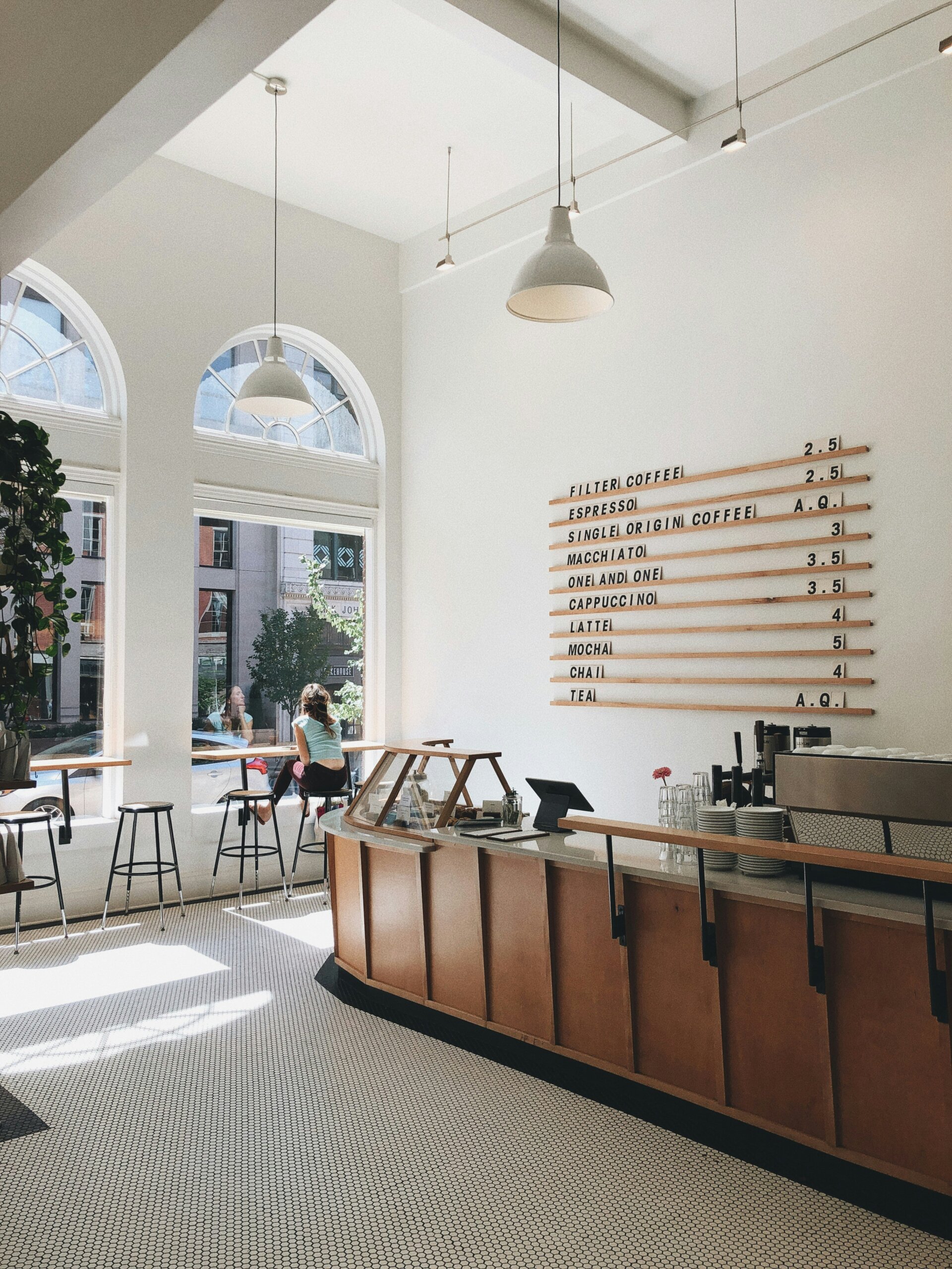 Café interior Bruntsfield Edinburgh