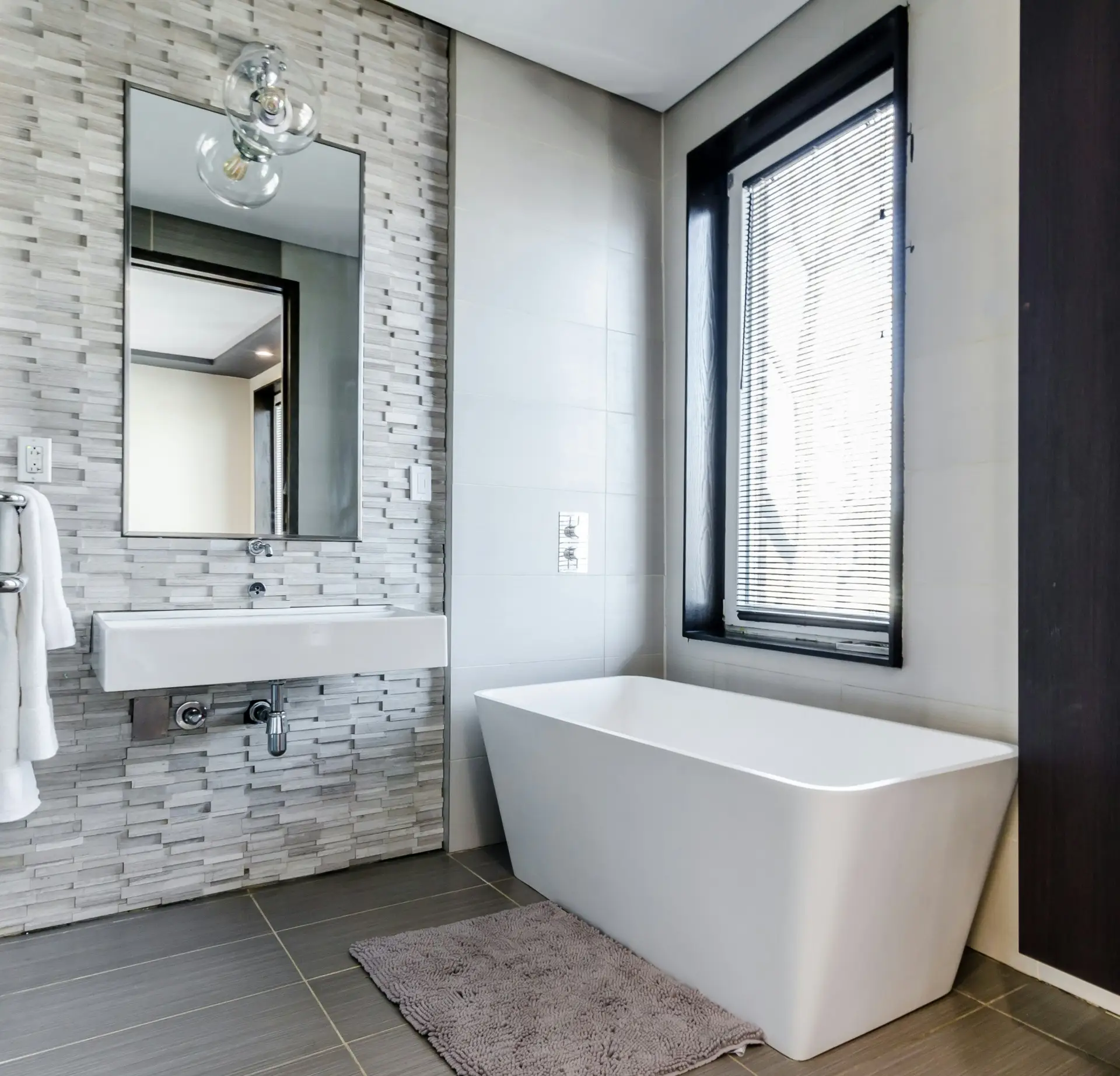 Stylish bathroom makeover Edinburgh with bespoke vanity unit