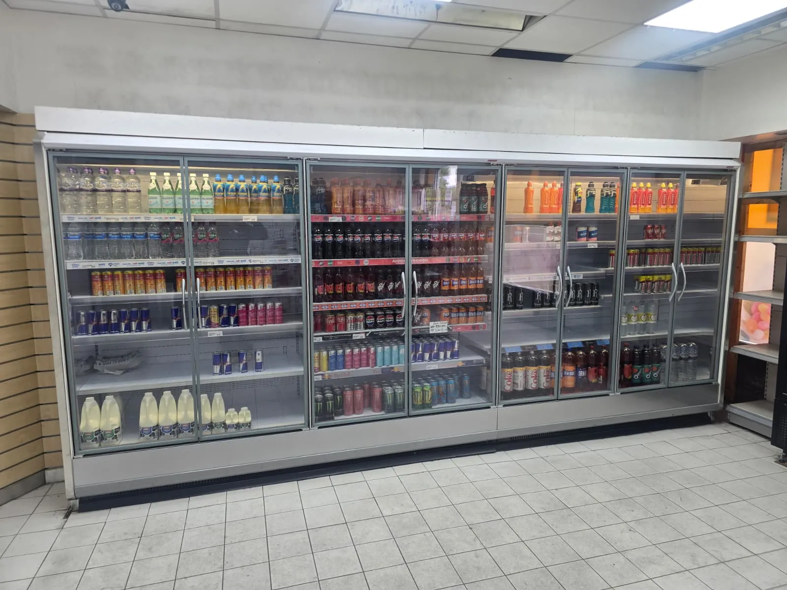 New vs used commercial fridges Edinburgh - commercial fridge installation at Gorgie Road grocery store